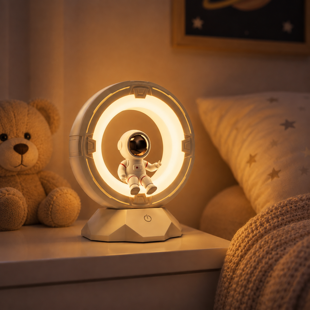Lunéa Space – Tactile LED Astronaut Night Light