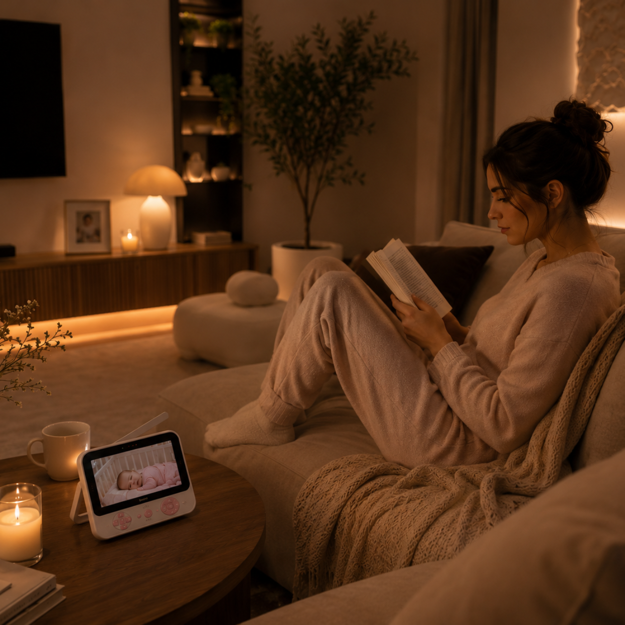Eléa Connect – Babyphone Vidéo 720P avec Écran 4,3″ & Application Tuya