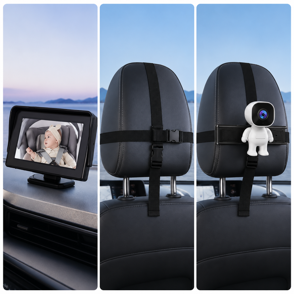 Nélya Drive – Babyphone Voiture Double Caméra 7