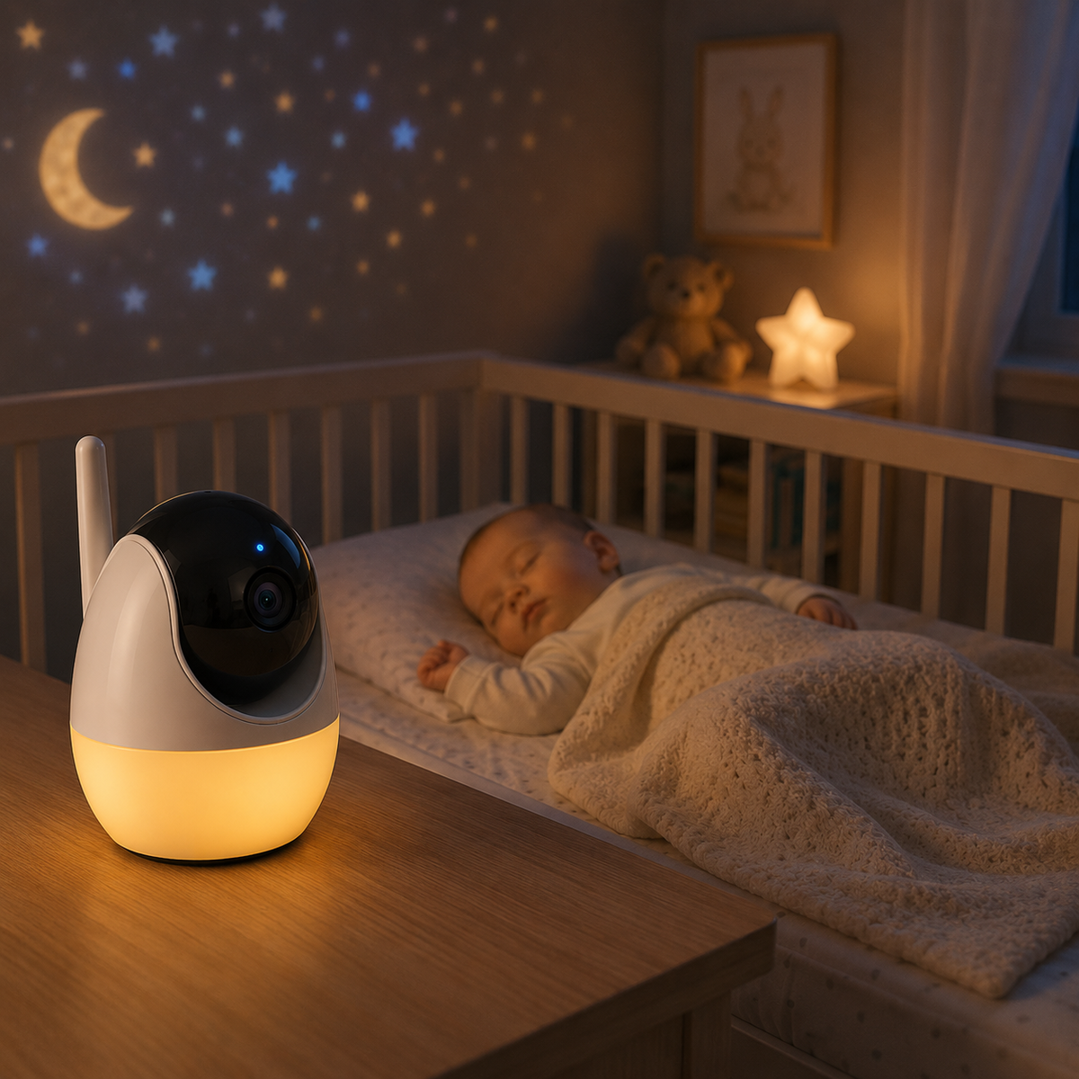Nélya 360 – 1080p Full HD Baby Monitor with 4.3″ Screen & App